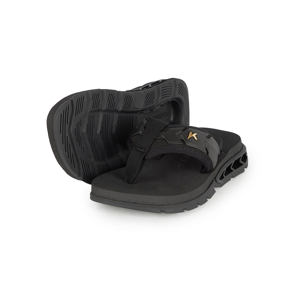 Sandália Kenner Rakka Ultra Force Kids Preto