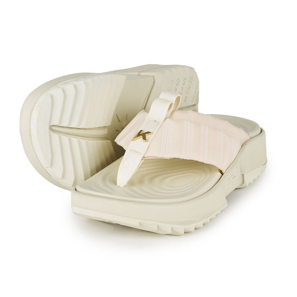 Sandália Kenner Raytek Duo Tasha&tracie Bege