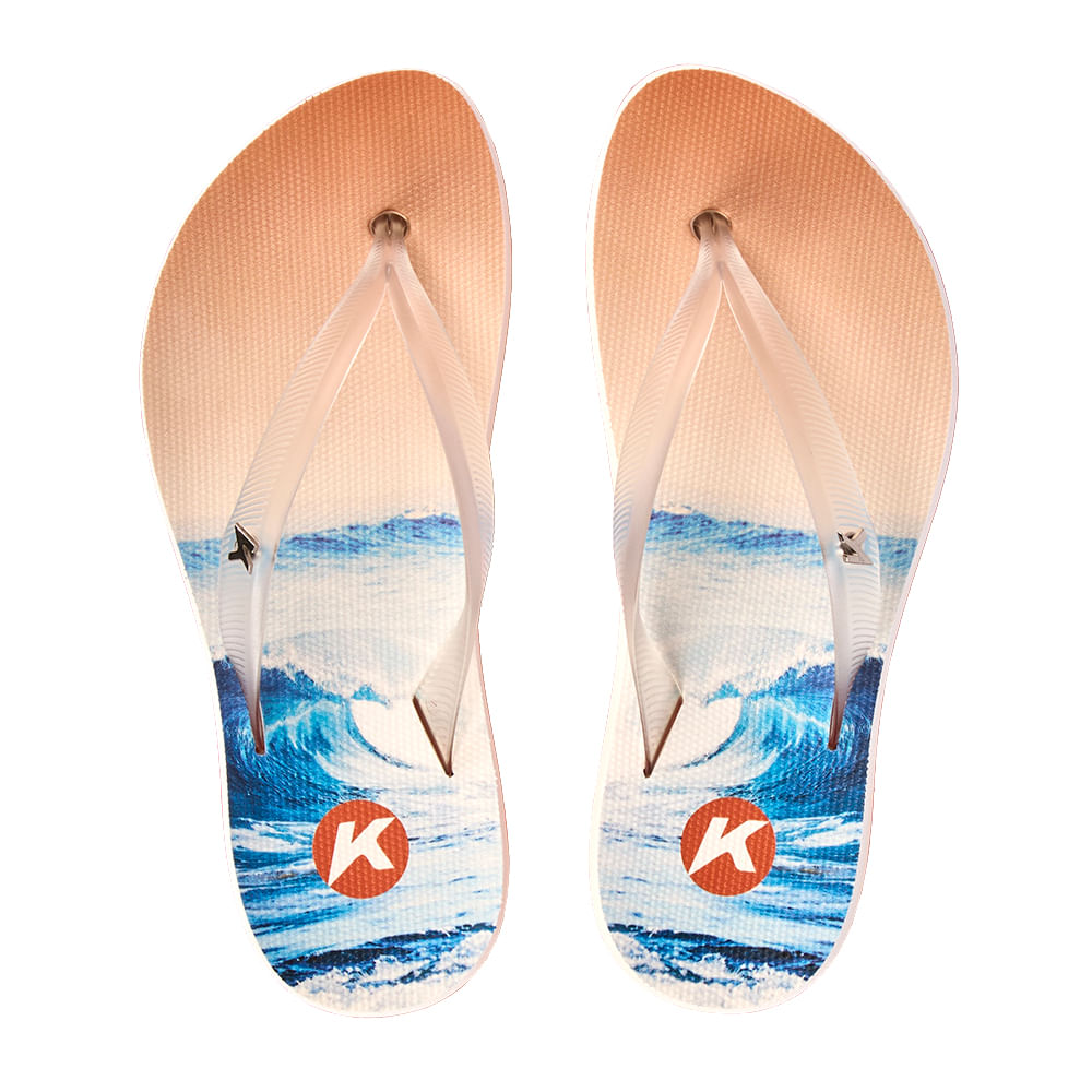 Sandália Kenner Ibiza Wave Laranja