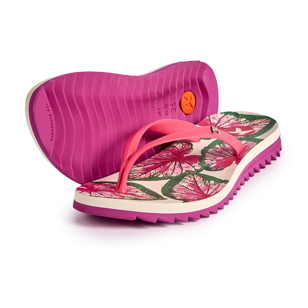 Sandália Kenner Ibiza Caladium Rosa