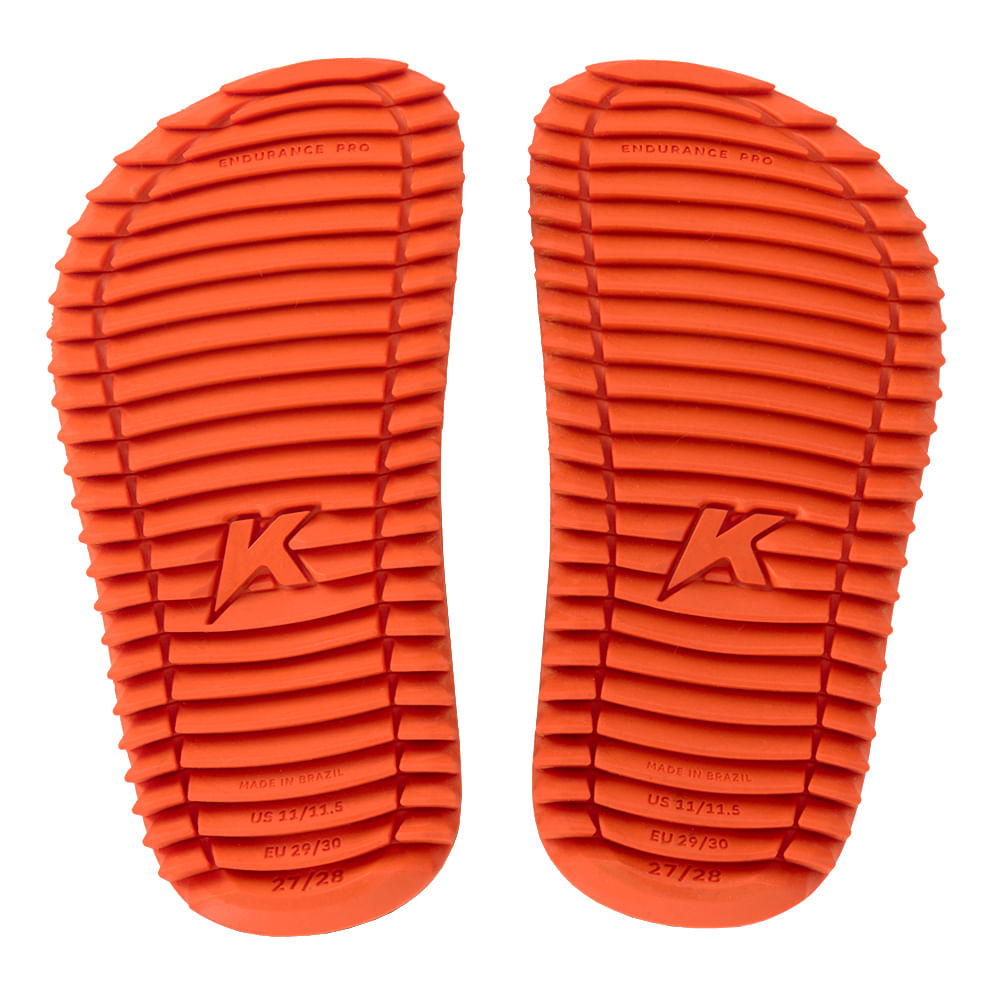 Sandália Kenner Kivah Kids Run Laranja