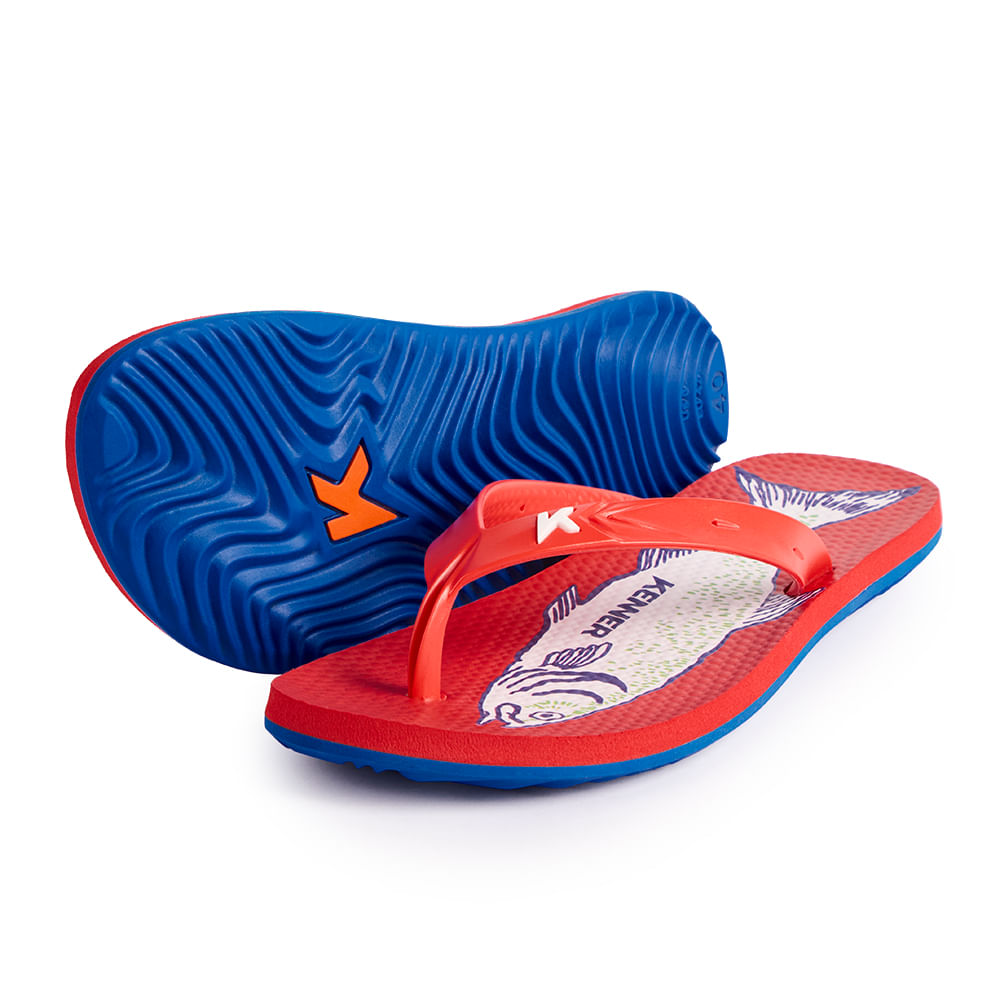 Sandália Kenner Summer Sardinha Vermelho