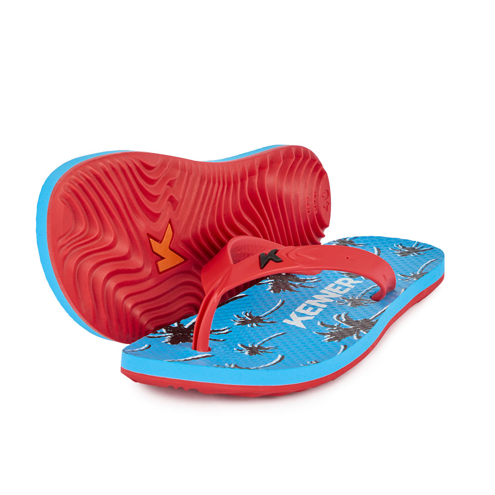 Sandália Kenner Summer Tropical Azul