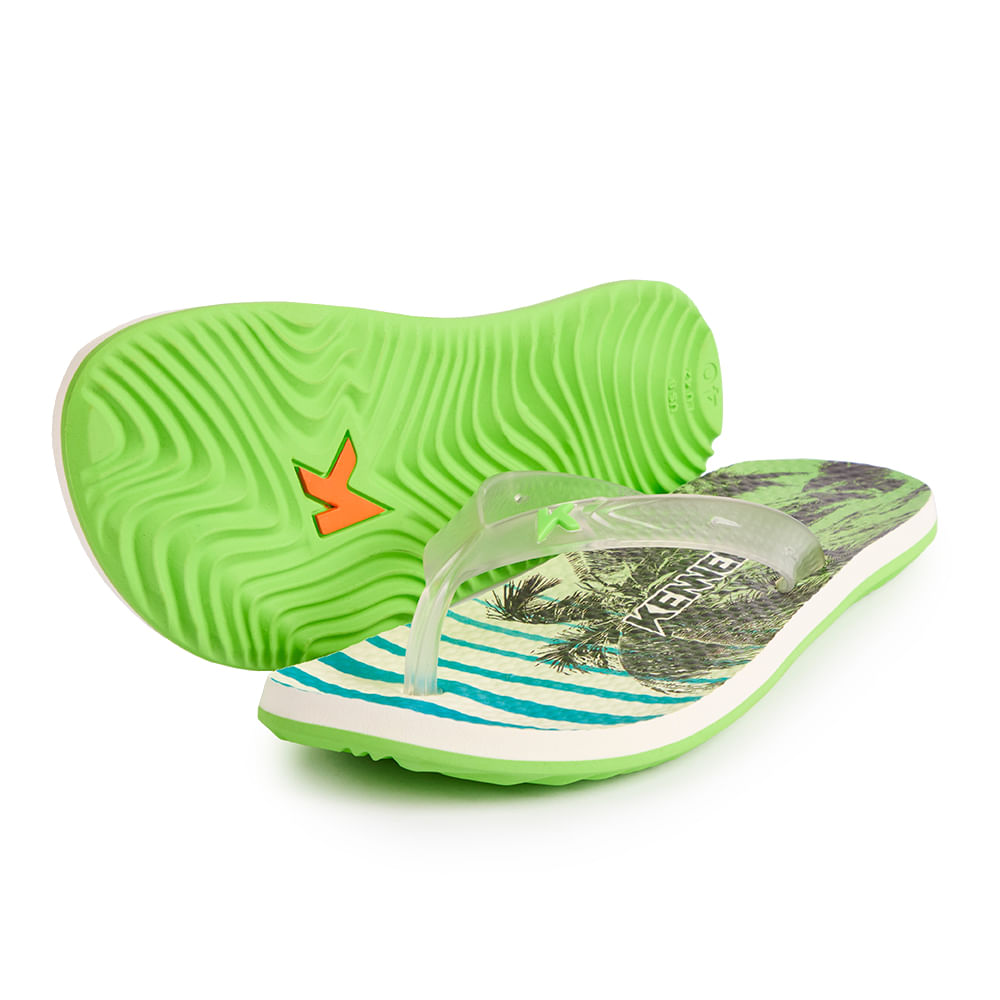 Sandália Kenner Summer Tropicalia Verde