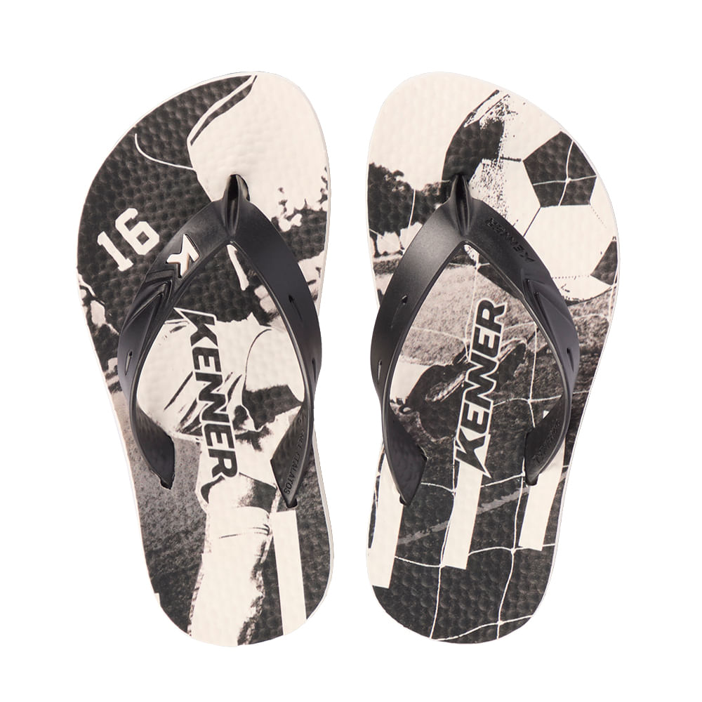 Sandália Kenner Summer Gol Kids Preto