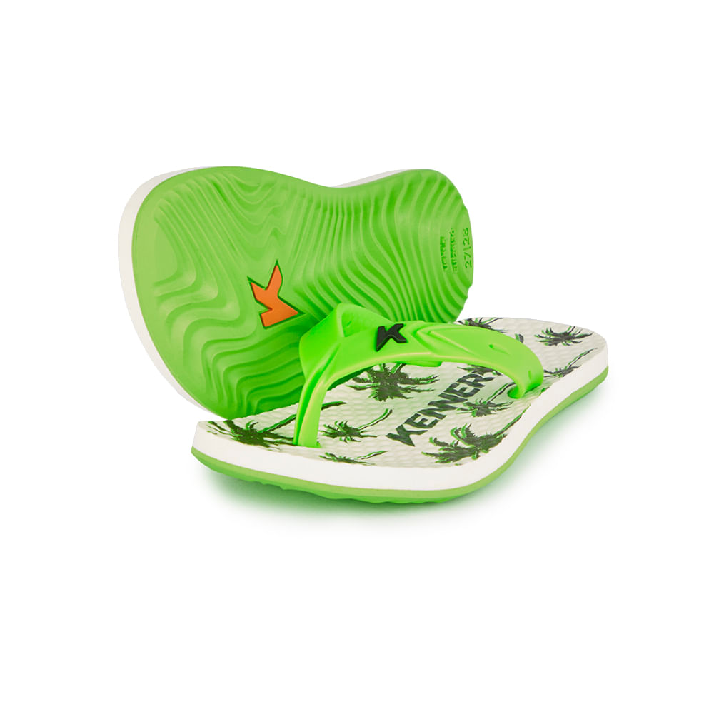 Sandália Kenner Summer Tropical Kids Verde